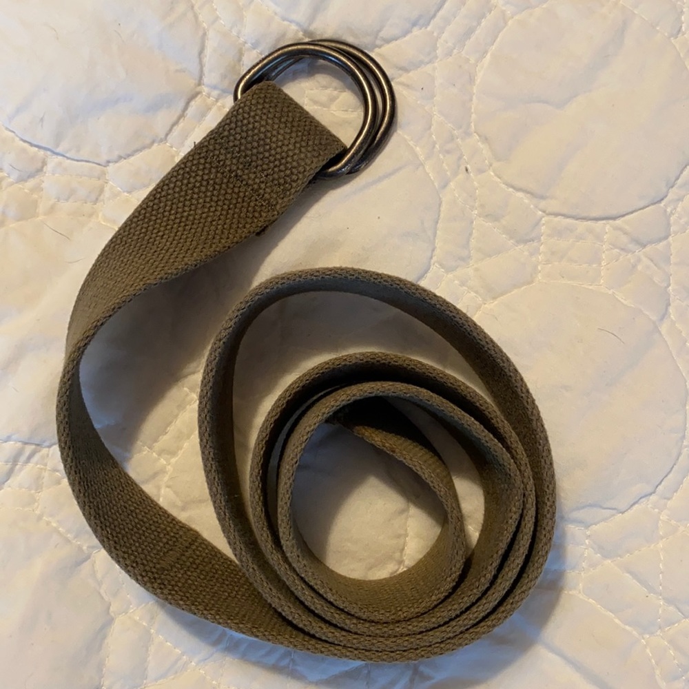 Cotton buckle belt